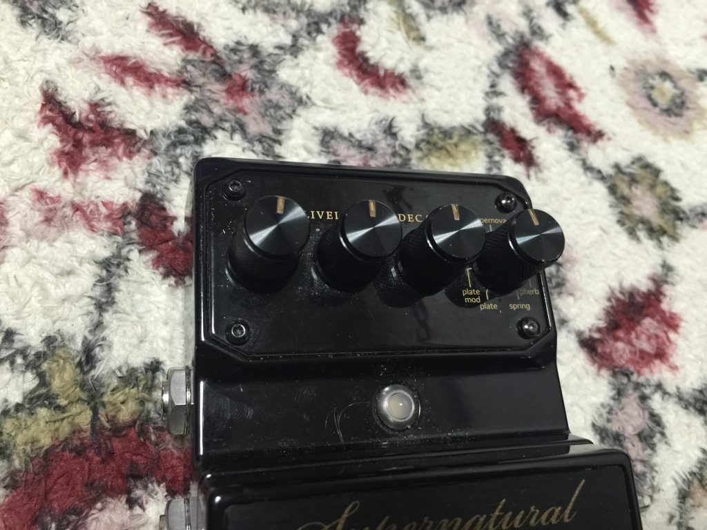 DIGITECH デジテック Supernatural Ambient Verbの目盛が見づらいので