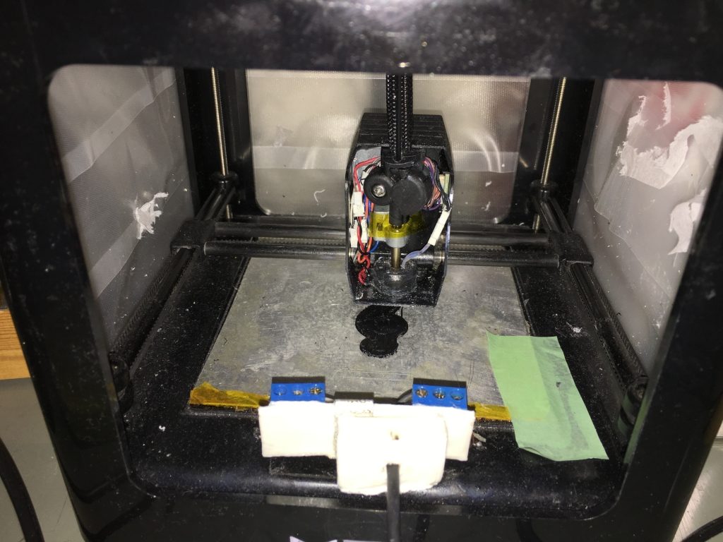 3DプリンターM3Dに自作ヒートベッド付けてみました。