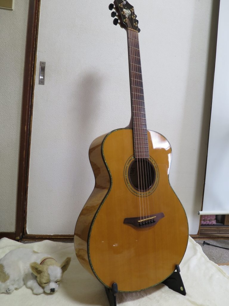 Furch G-25-ANNIVにTSピックアップ2チャネルシステムの取付