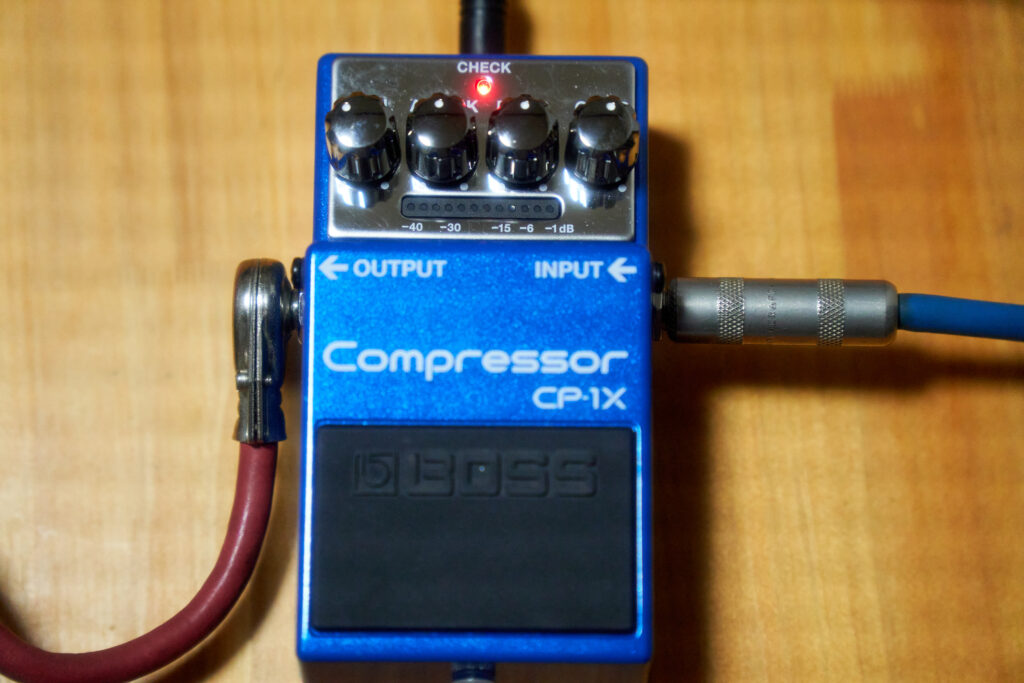 アコギの音にコンプレッサーは「あり」or「なし」：BOSS CP-1Xを使って検証