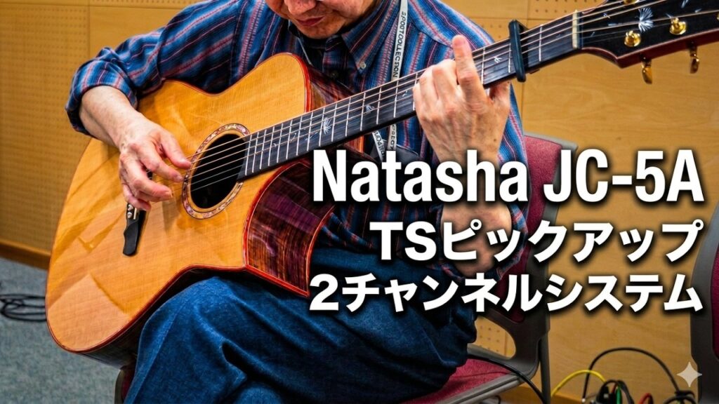 Natasha JC-5Aに「TSピックアップ２チャンネルシステム」を取り付けました。